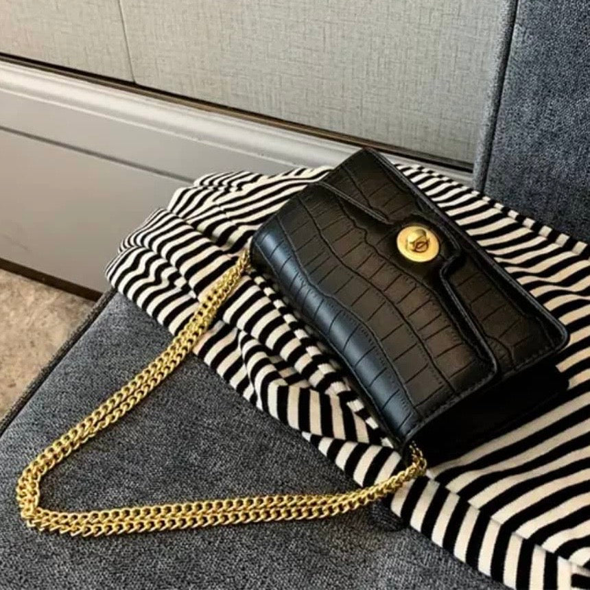 Women’s black handbag