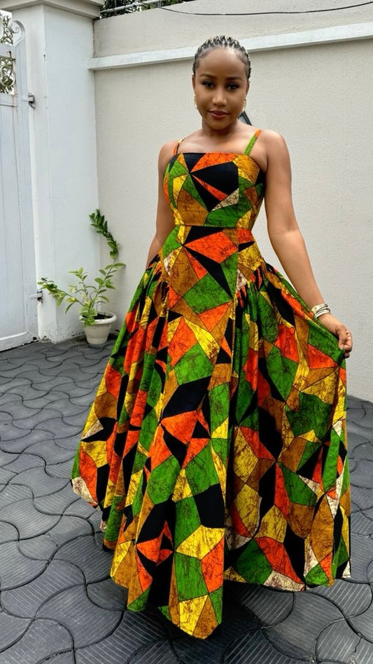 Sheri Ankara dress