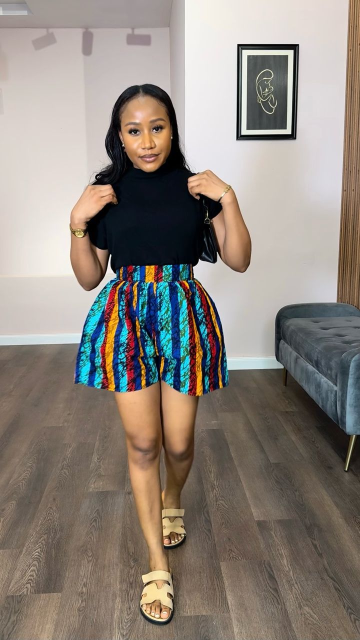 Nkem ankara short