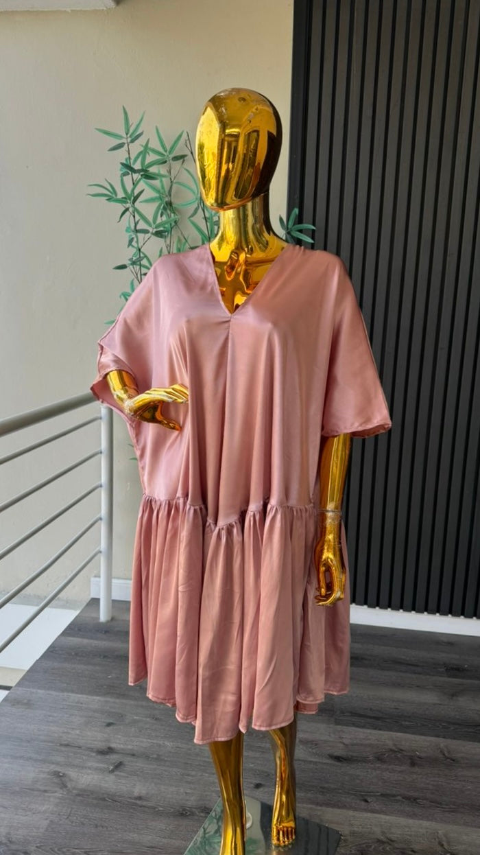 Steph silk bubu dress (Ready to wear)