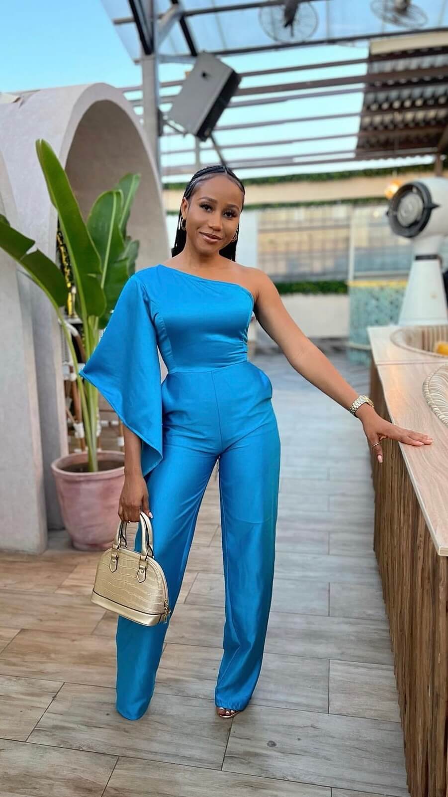 Beauty silk jumpsuit